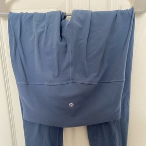 blue lululemon align leggings